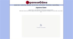 Desktop Screenshot of japanesegame.net